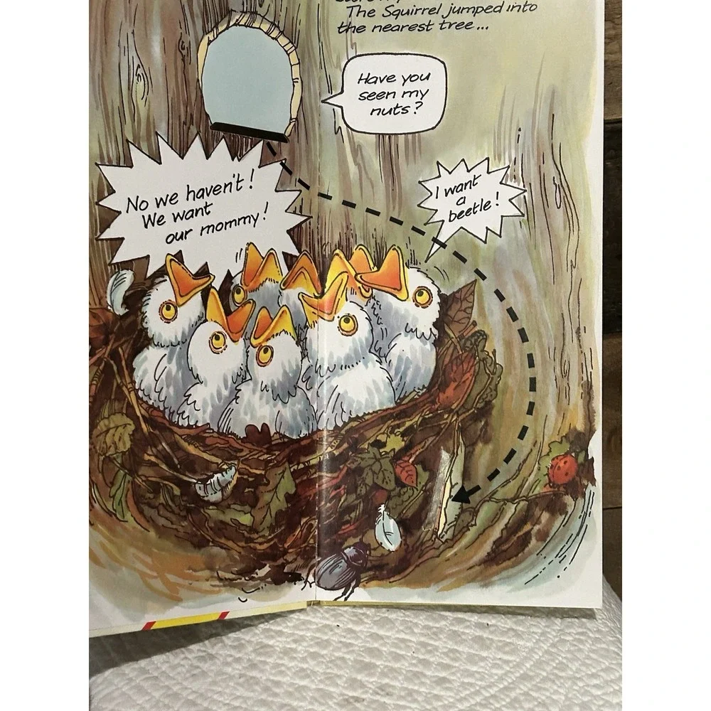 Slot Bks.: A Squirrel's Tale by Richard Fowler (1983, Hardcover, Activity Book)